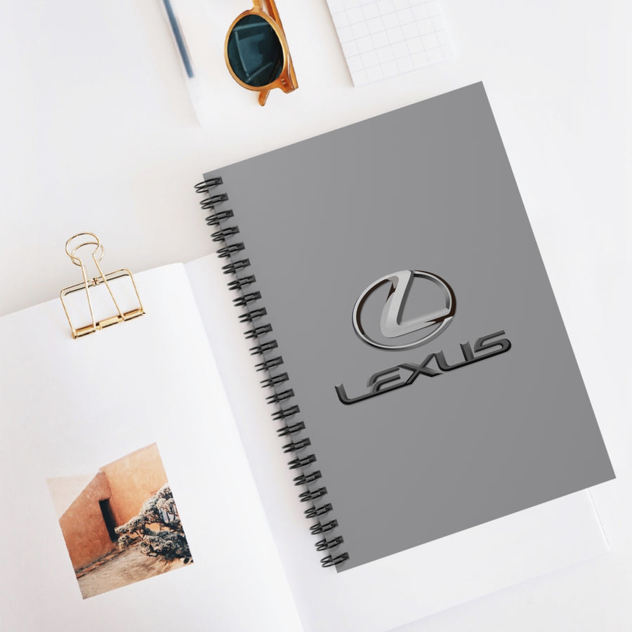 Grey Lexus Spiral Notebook - Ruled Line™