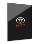 Black Toyota Acrylic Prints (French Cleat Hanging)™