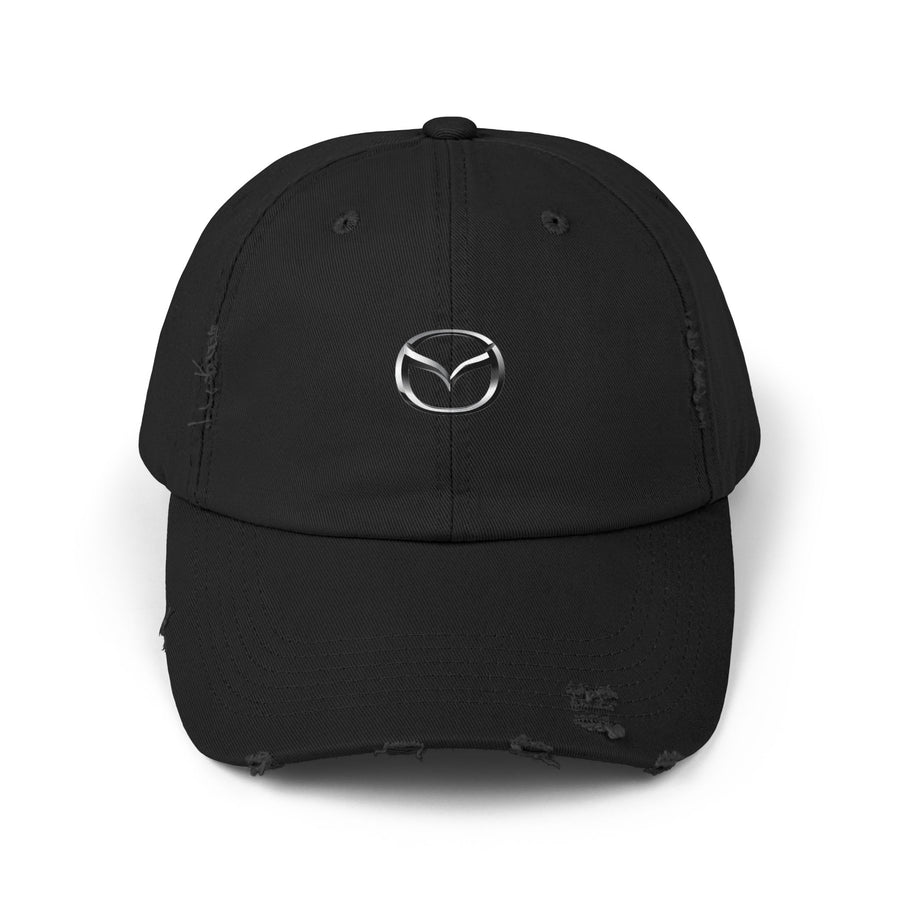Unisex Mazda Distressed Cap
