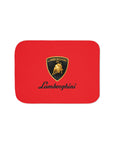 Red Lamborghini Sherpa Blanket