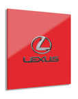 Red Lexus Acrylic Prints (French Cleat Hanging)™