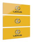 Yellow Lexus Acrylic Prints (Triptych)™