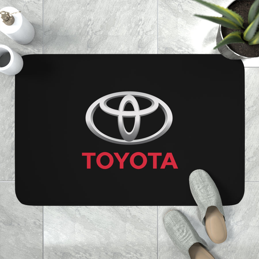 Black Toyota Memory Foam Bathmat™