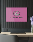 Pink Lexus Acrylic Prints (French Cleat Hanging)™