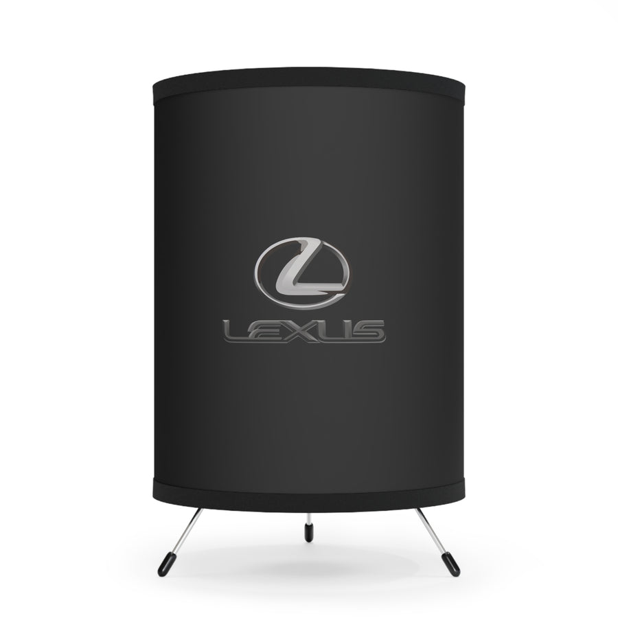 Black Lexus Tripod Lamp with High-Res Printed Shade, US\CA plug™
