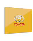 Yellow Toyota Acrylic Prints (French Cleat Hanging)™