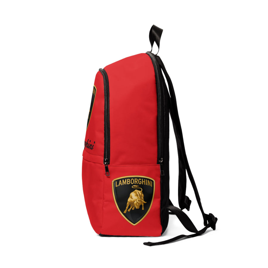 Unisex Red Lamborghini Backpack