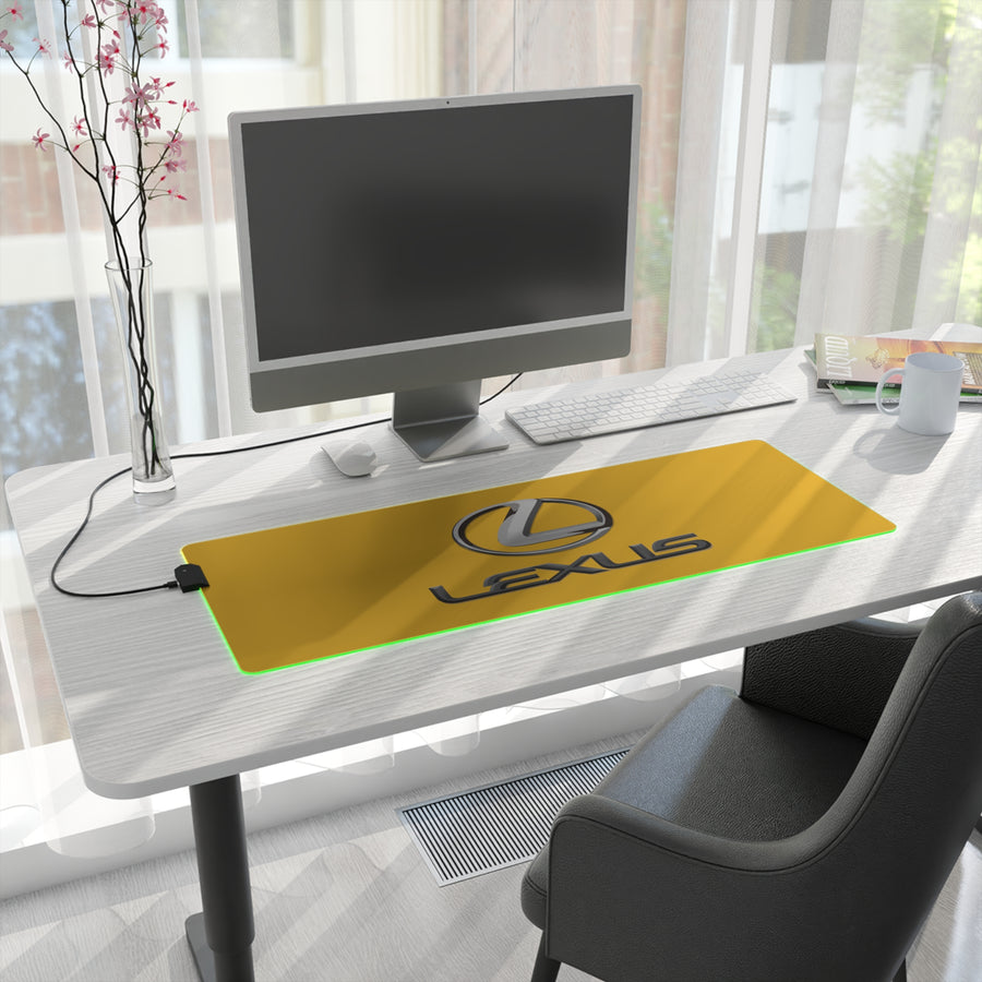 Yellow Lexus LED Gaming Mouse Pad™