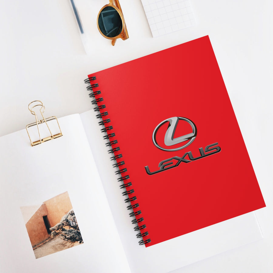 Red Lexus Spiral Notebook - Ruled Line™