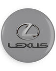 Grey Lexus Button Magnet, Round (10 pcs)™