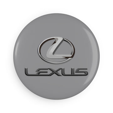 Grey Lexus Button Magnet, Round (10 pcs)™
