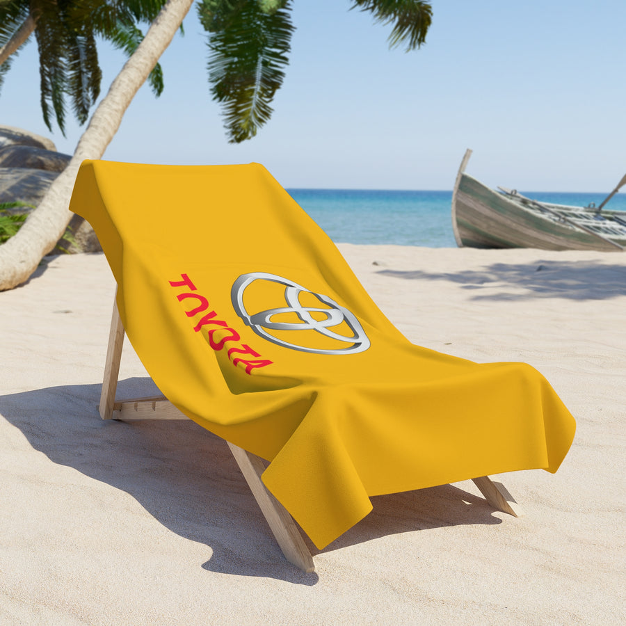 Yellow Toyota Beach Towel™