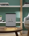 Grey Lexus Tripod Lamp with High-Res Printed Shade, US\CA plug™