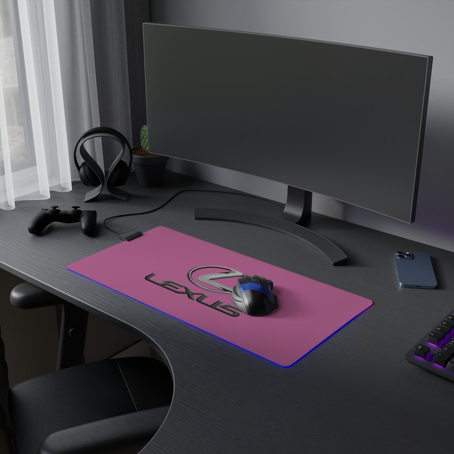 Light Pink Lexus LED Gaming Mouse Pad™