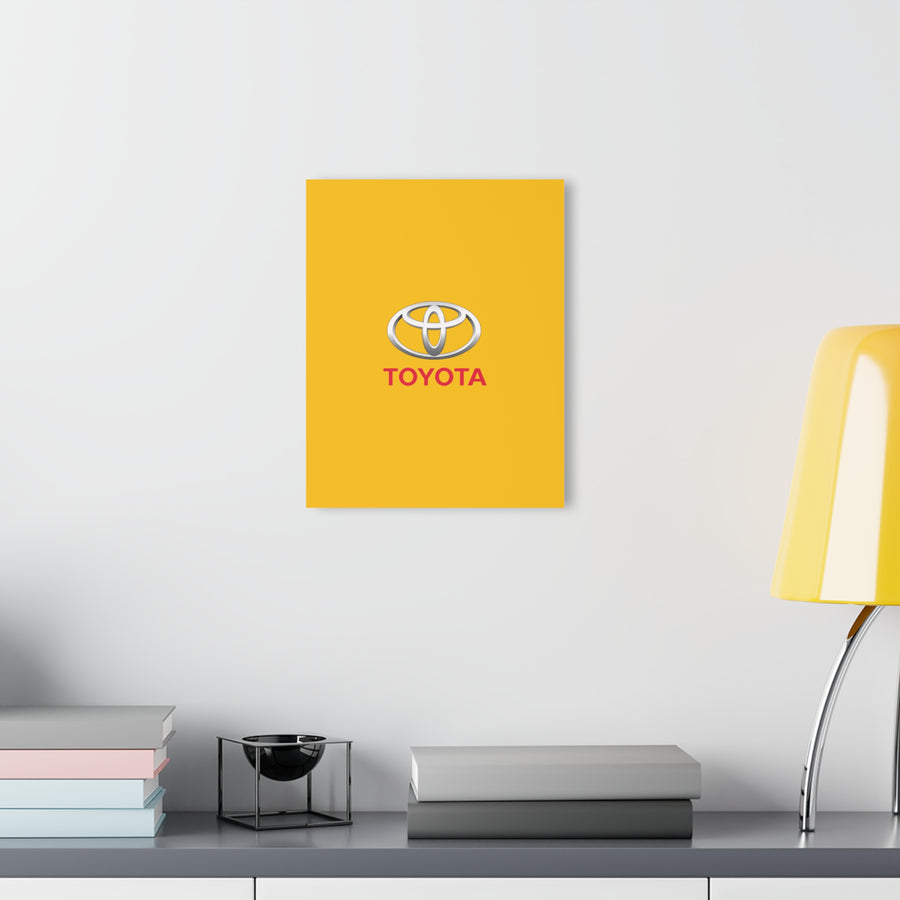 Yellow Toyota Acrylic Prints (French Cleat Hanging)™