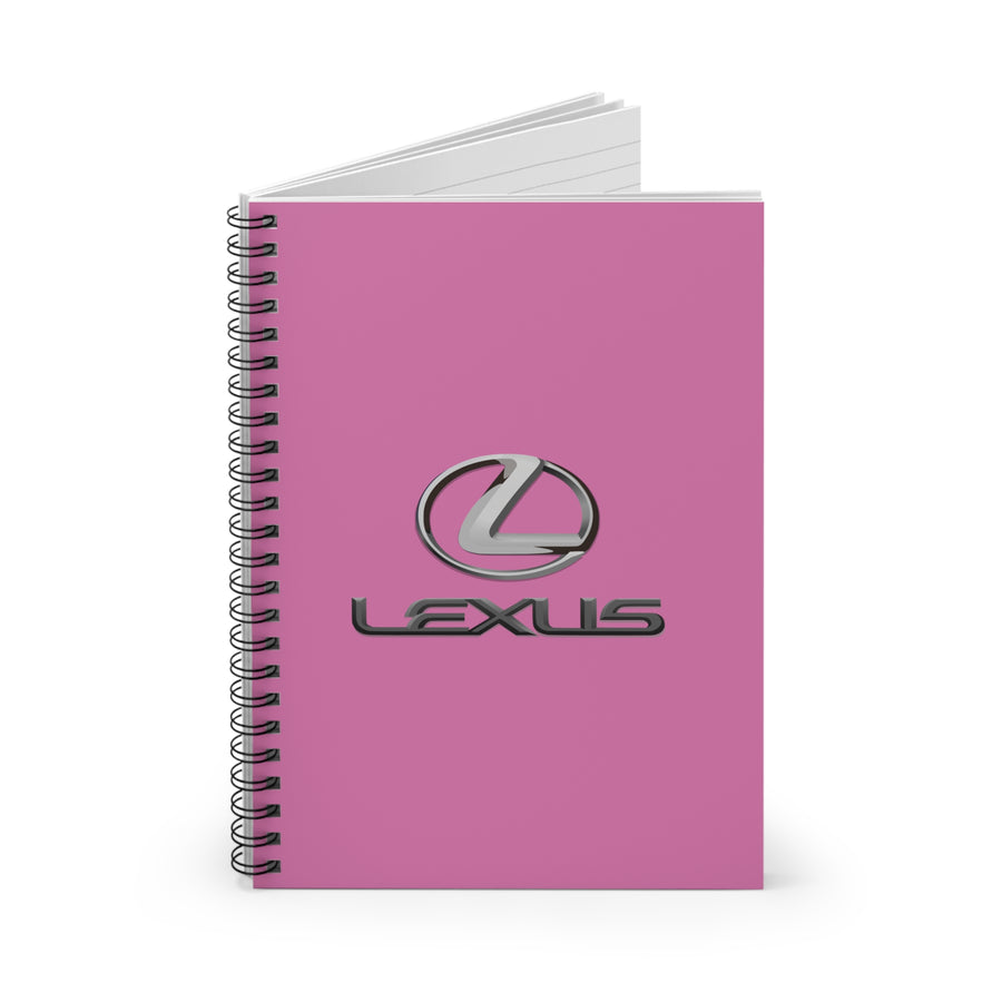 Light Pink Lexus Spiral Notebook - Ruled Line™