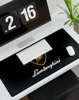 Black Lamborghini Desk Mats