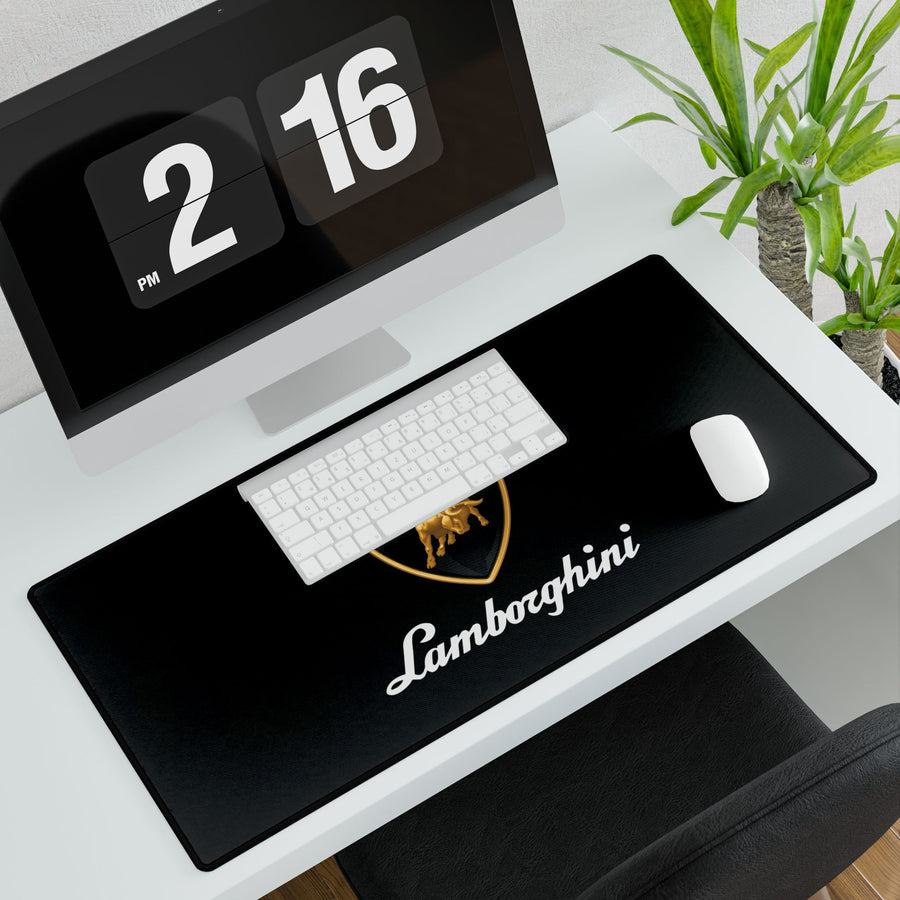 Black Lamborghini Desk Mats