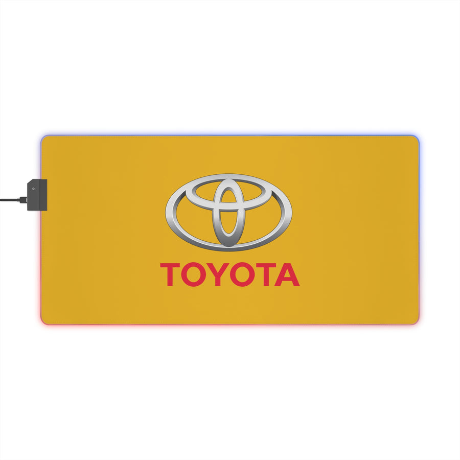 Yellow Toyota LED Gaming Mouse Pad™