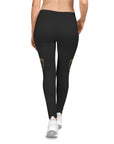 Women's Black Lamborghini Casual Leggings