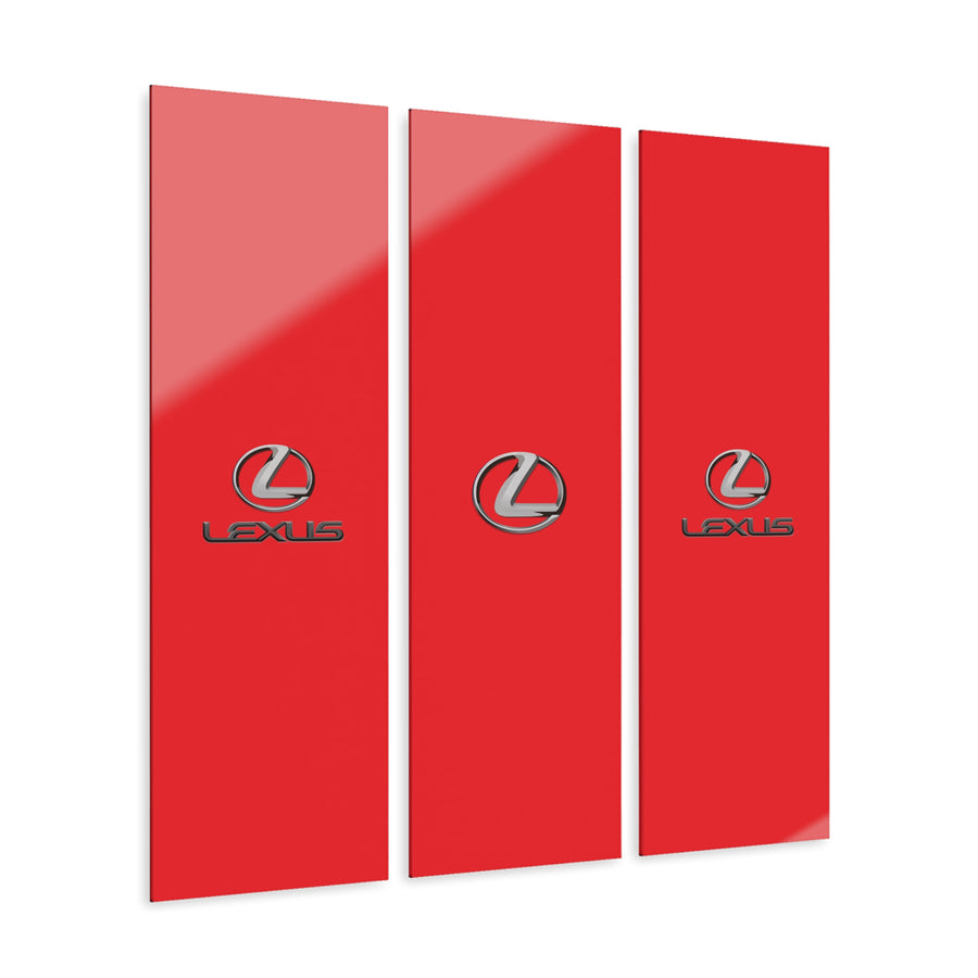 Red Lexus Acrylic Prints (Triptych)™