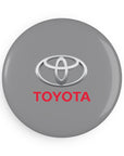 Grey Toyota Button Magnet, Round (10 pcs)™