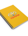 Yellow Toyota Spiral Notebook - Ruled Line™