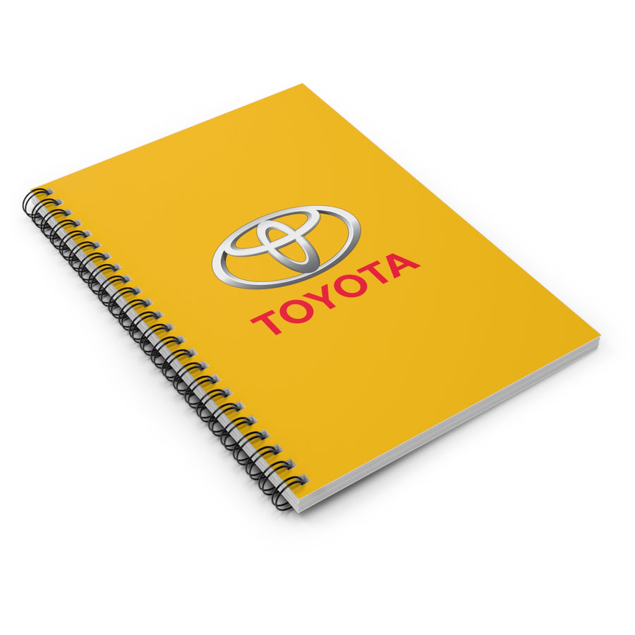 Yellow Toyota Spiral Notebook - Ruled Line™