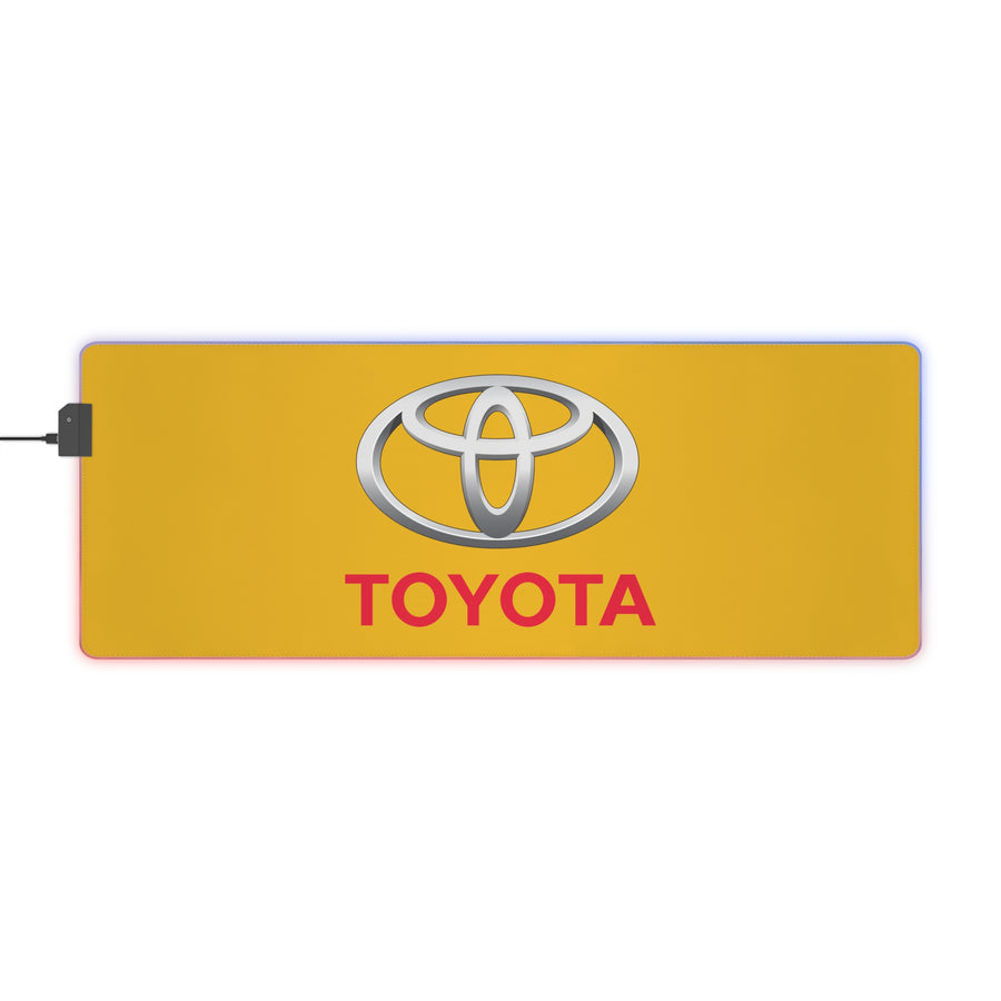 Yellow Toyota LED Gaming Mouse Pad™