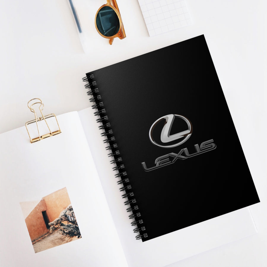 Black Lexus Spiral Notebook - Ruled Line™