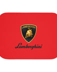 Red Lamborghini Sherpa Blanket