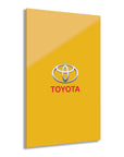 Yellow Toyota Acrylic Prints (French Cleat Hanging)™