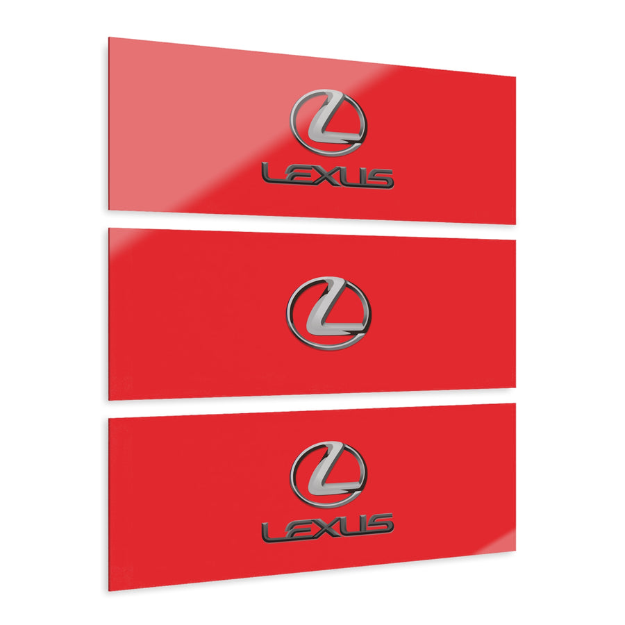 Red Lexus Acrylic Prints (Triptych)™