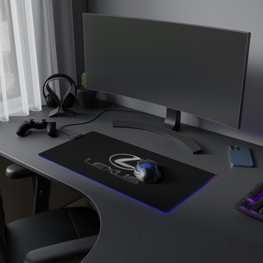 Black Lexus LED Gaming Mouse Pad™