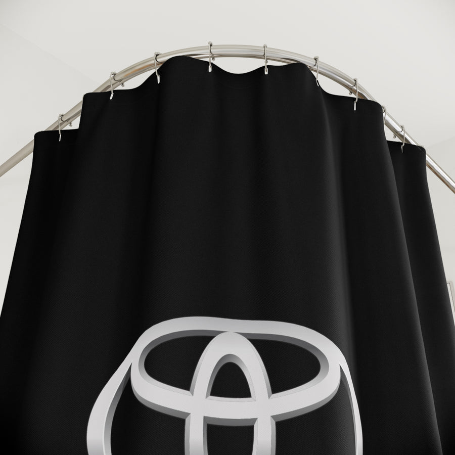 Black Toyota Shower Curtain™