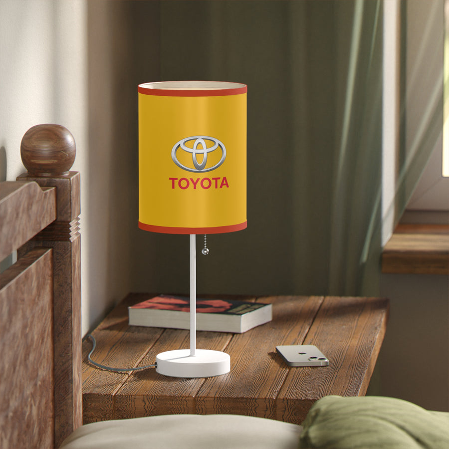 Yellow Toyota Lamp on a Stand, US|CA plug™