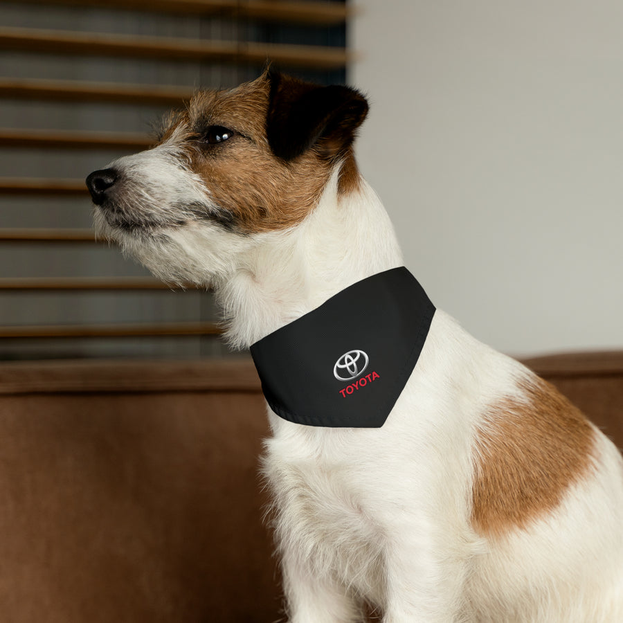 Black Toyota Pet Bandana Collar™