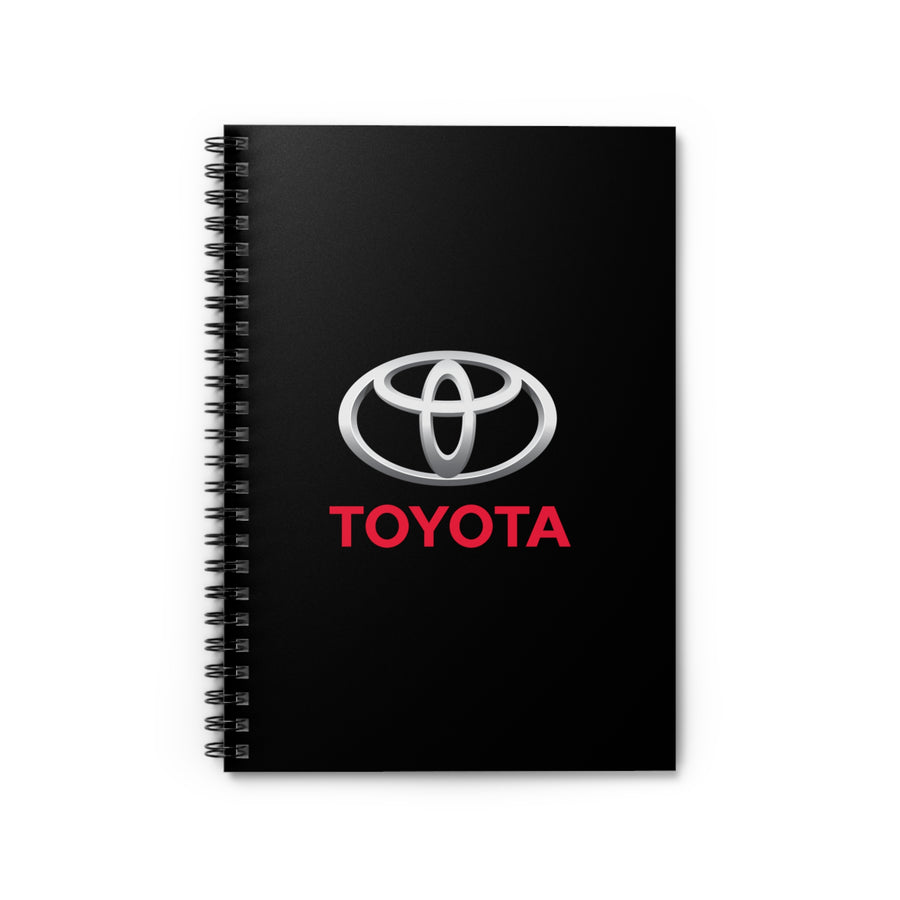 Black Toyota Spiral Notebook - Ruled Line™