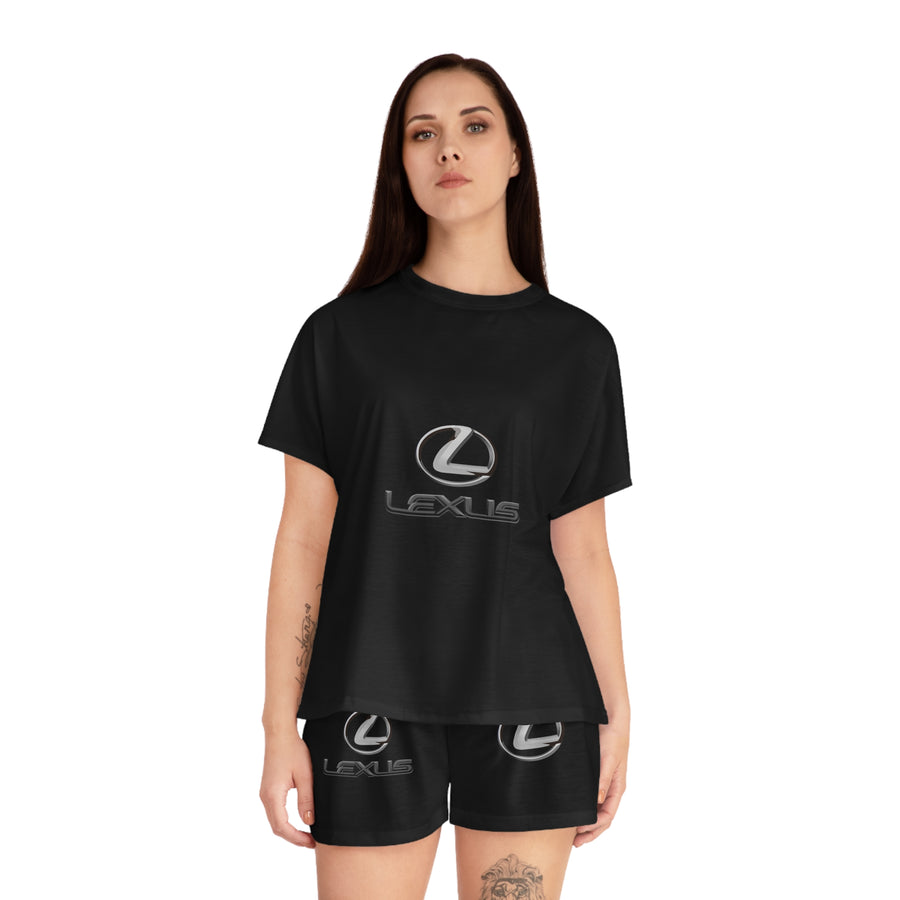 Women's Black Lexus Short Pajama Set™