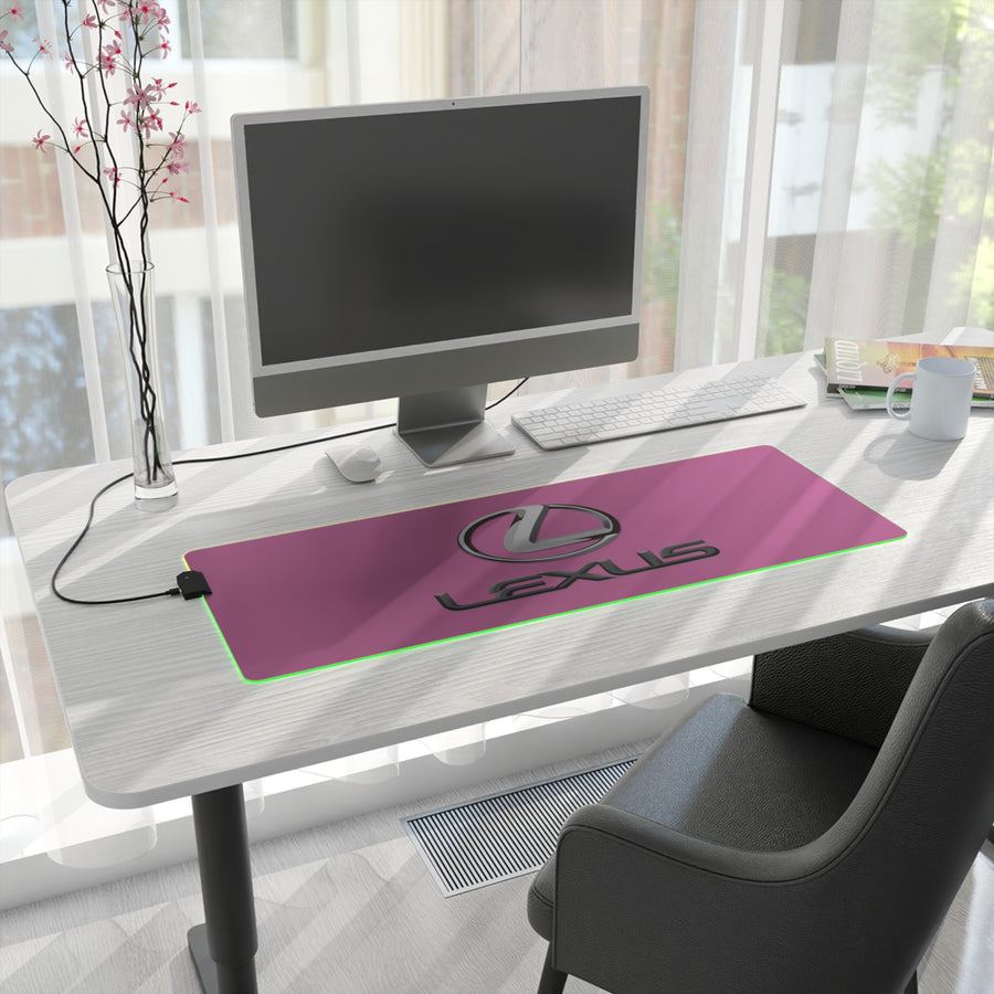 Light Pink Lexus LED Gaming Mouse Pad™