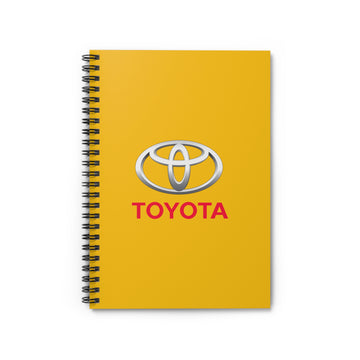 Yellow Toyota Spiral Notebook - Ruled Line™