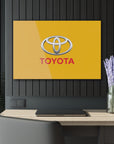 Yellow Toyota Acrylic Prints (French Cleat Hanging)™