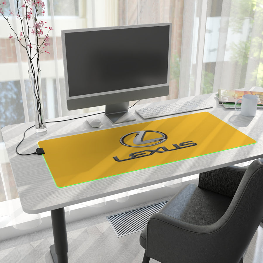 Yellow Lexus LED Gaming Mouse Pad™