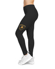 Women's Black Lamborghini Casual Leggings