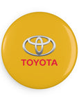 Yellow Toyota Button Magnet, Round (10 pcs)™