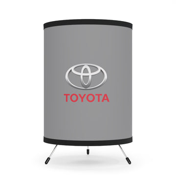 Grey Toyota Tripod Lamp with High-Res Printed Shade, US\CA plug™