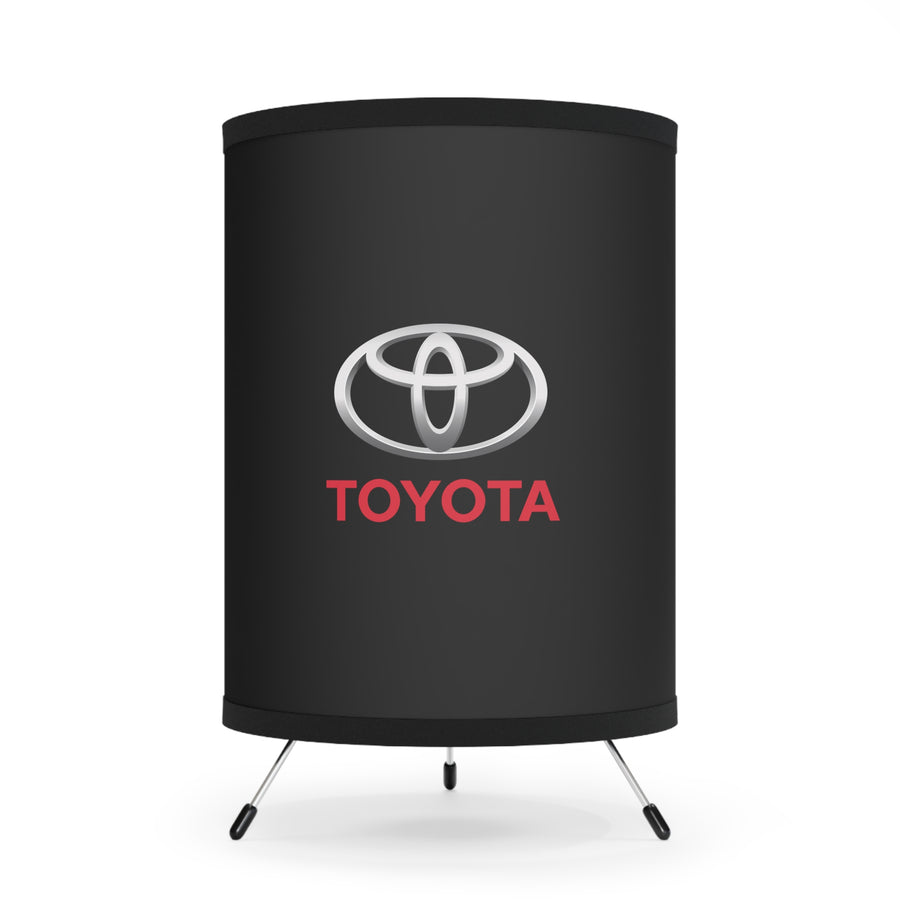 Black Toyota Tripod Lamp with High-Res Printed Shade, US\CA plug™