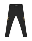 Women's Black Lamborghini Casual Leggings