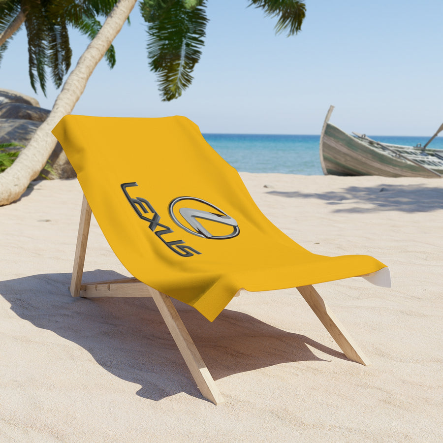 Yellow Lexus Beach Towel™