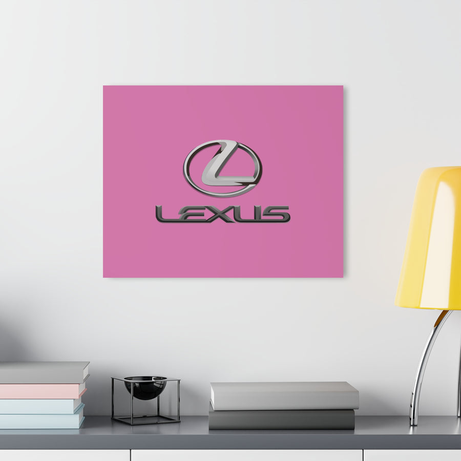 Pink Lexus Acrylic Prints (French Cleat Hanging)™
